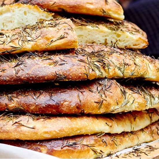 Focaccia brød