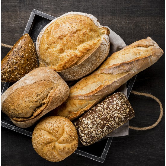 Friskbagt brødkurv Friskbagt brødkurv