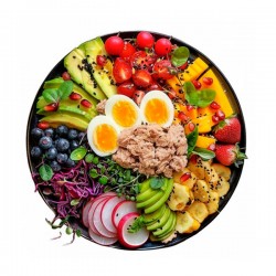 Salat-bowl med tun og kapers