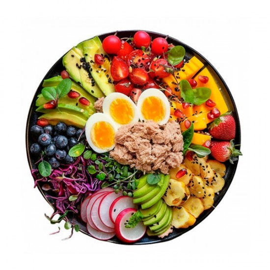 Salat-bowl med tun og kapers Salat-bowl med tun og kapers
